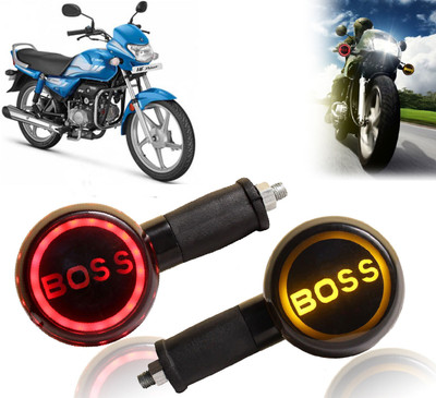 AUTO PEARL Side LED Indicator Light for Hero HF-Deluxe(Yellow, Red)