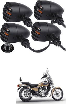 LOVMOTO Front, Rear LED Indicator Light for Bajaj Avenger 220 DTS-i(Yellow)