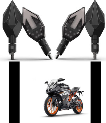 PRTEK Front, Rear LED Indicator Light for Yamaha RC 390(Multicolor)