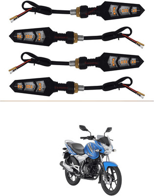 LOVMOTO Side LED Indicator Light for Bajaj Discover 125 DTS-i(Amber)