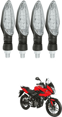 LOVMOTO Front, Rear LED Indicator Light for Bajaj Pulsar 150 DTS-i(Yellow)
