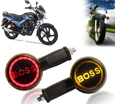 AUTO PEARL Side LED Indicator Light for TVS Star City(Yellow, Red)