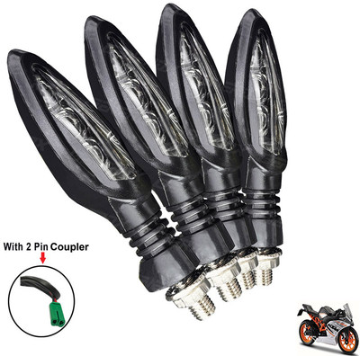 Generox Front, Rear LED Indicator Light for KTM RC 390(Yellow)