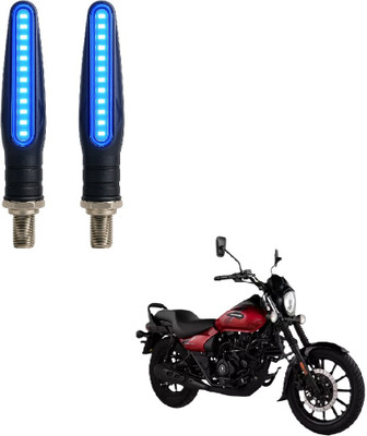JMA TRADING Front, Rear LED Indicator Light for Bajaj Universal For Bike(Blue)
