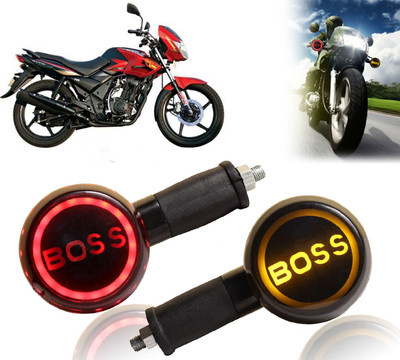 AUTO PEARL Side LED Indicator Light for TVS Flame(Yellow, Red)