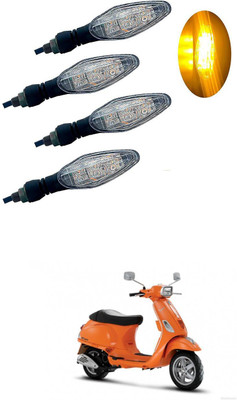 PRTEK Front, Rear LED Indicator Light for Piaggio Vespa LX(Multicolor)