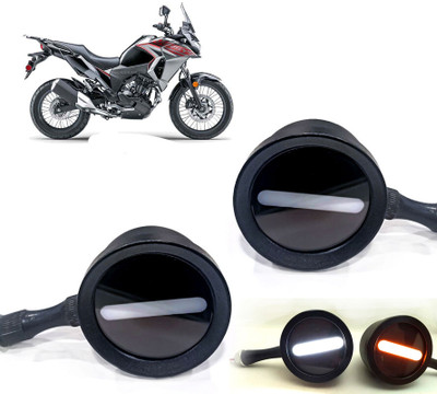 AUTO PEARL Front LED Indicator Light for Kawasaki(White, Yellow)