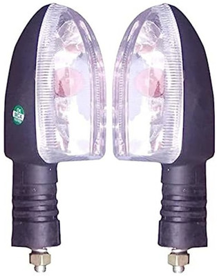 AEROTEK Side Flasher Indicator Light for Bajaj Platina(Red)