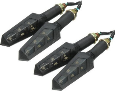 Auto Lane Front, Rear LED Indicator Light for Hero HF Dawn(Amber, White)