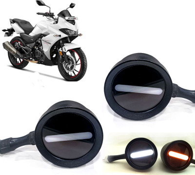 AUTO PEARL Front LED Indicator Light for Hero Xtreme(White, Yellow)
