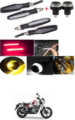 E-Shoppe Front, Rear, Side LED Indicator Light for Bajaj V 150(Yellow, Blue)