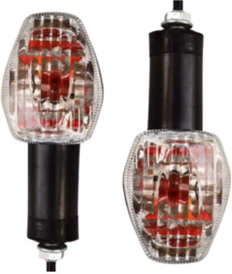 yemex Front, Rear, Side Halogen Indicator Light for Hero Glamour, CD deluxe(Yellow)