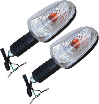 Vtrust Front, Rear Halogen Indicator Light for TVS Star Sport(White)