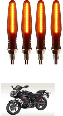 E-Shoppe Front, Rear, Side LED Indicator Light for Hero Karizma(Yellow)