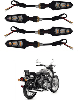 LOVMOTO Side LED Indicator Light for Royal Enfield 500(Amber)