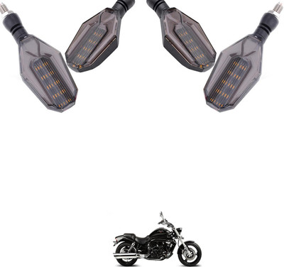 PRTEK Front, Rear LED Indicator Light for Hyosung Aquila Pro 650(Multicolor)