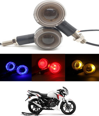 MSNP Front LED Indicator Light for TVS Universal For Bike(Blue, Yellow, Red)