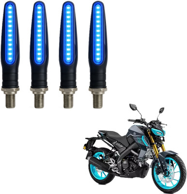 JMA TRADING Front, Rear LED Indicator Light for Yamaha Universal For Bike(Blue)