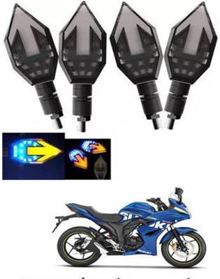 FKOK Front, Rear, Side LED Indicator Light for Suzuki Gixxer SF(Multicolor)