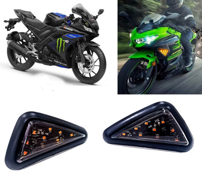 AUTO PEARL Side LED Indicator Light for Yamaha YZF R15(Yellow)