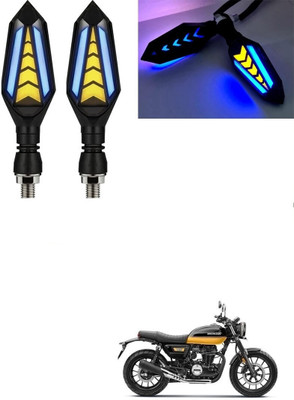 SRPHERE Front, Rear LED Indicator Light for Honda Universal For Bike(Amber, Blue)