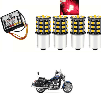 PRTEK Front, Side LED Indicator Light for Yamaha SZ-S(Red)