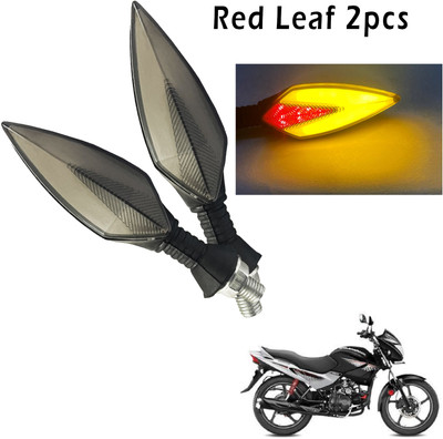 Generox Front, Rear, Side LED Indicator Light for Hero Glamour(Red, Yellow)