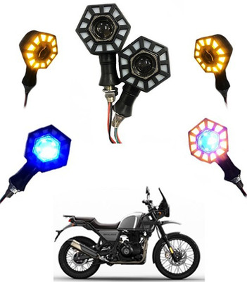 AYW Front LED Indicator Light for Universal For Bike Universal For Bike(Blue, Yellow)