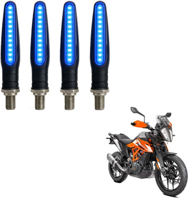 JMA TRADING Front, Rear LED Indicator Light for KTM Universal For Bike(Blue)