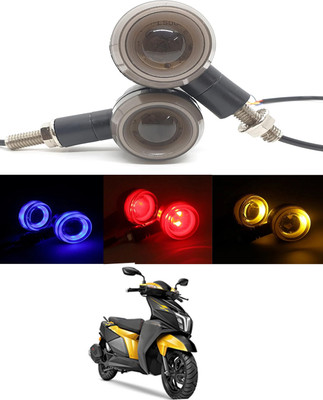 monolive Front LED Indicator Light for TVS Universal For Bike(Blue, Red, Yellow)