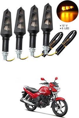 LOVMOTO Front, Rear LED Indicator Light for Hero Achiever(Multicolor)