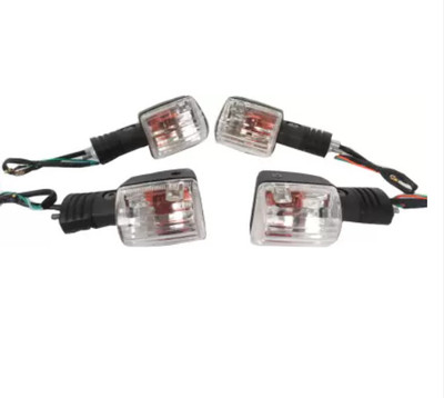 THE ONE CUSTOM Front, Rear Halogen Indicator Light for Hero Splendor Pro(Orange)