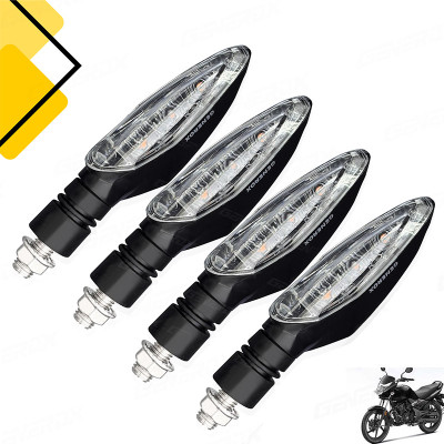 Generox Front, Rear LED Indicator Light for Honda CB Unicorn(Amber)