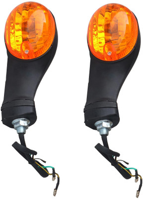 Vtrust Front, Rear Incandescent Indicator Light for Bajaj CT 100(Orange)
