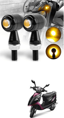 LOVMOTO Front, Rear LED Indicator Light for Hero Splendor NXG(Yellow)