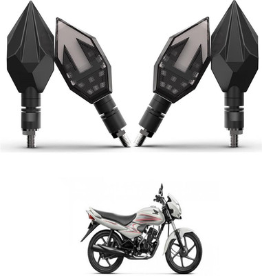 PRTEK Front, Rear LED Indicator Light for Honda Dream Neo(Yellow)
