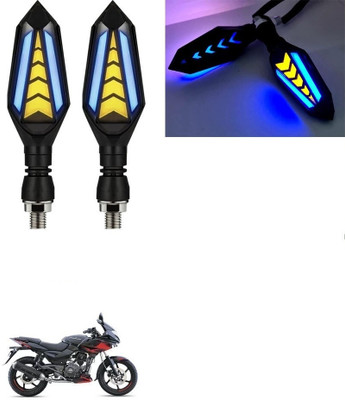 SRPHERE Front, Rear LED Indicator Light for Bajaj Universal For Bike(Amber, Blue)