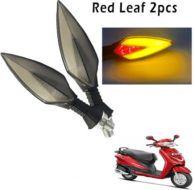 Generox Front, Rear, Side LED Indicator Light for Hero Duet(Red, Yellow)