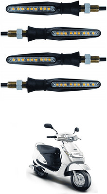 LOVMOTO Side LED Indicator Light for Mahindra Duro DZ(Amber)