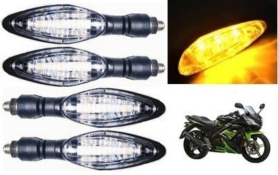 VKSUN Front, Rear, Side LED Indicator Light for Yamaha R15, R15 V1, R15 V2(Yellow)