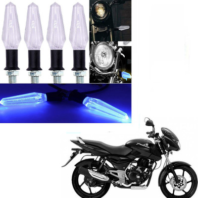 RawatZ Side LED Indicator Light for Bajaj Universal For Bike(Blue)