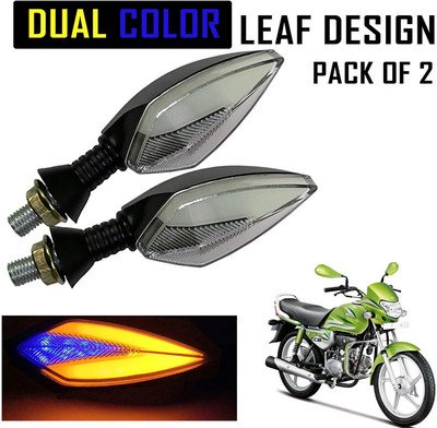 Shopland Front, Rear LED Indicator Light for Hero HF-Dawn ECO(Amber, Blue)
