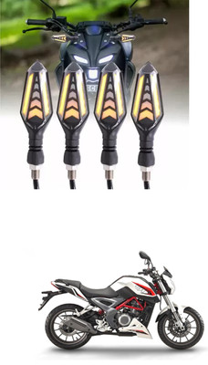PRTEK Rear LED Indicator Light for Universal For Bike(Blue)