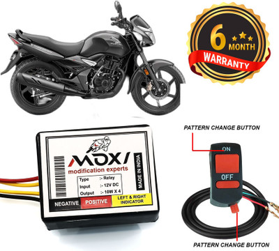 AUTO PEARL Front, Rear Flasher Indicator Light for Honda CB Unicorn