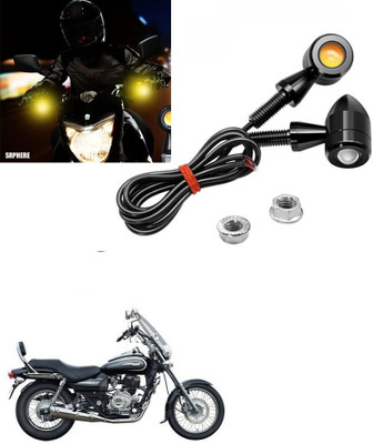 SRPHERE Front, Rear LED Indicator Light for Bajaj Avenger 220 DTS-i(Yellow)