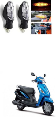 PRTEK Front, Rear LED Indicator Light for Universal For Bike(Multicolor)