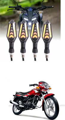 PRTEK Rear LED Indicator Light for Hero Splendor NXG(Clear)