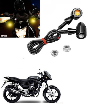 SRPHERE Front, Rear LED Indicator Light for Bajaj Pulsar 150 DTS-i(Yellow)