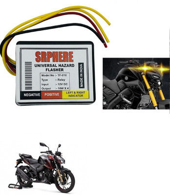 SRPHERE Front, Rear Flasher Indicator Light for Universal For Bike Universal For Bike(Multicolor)