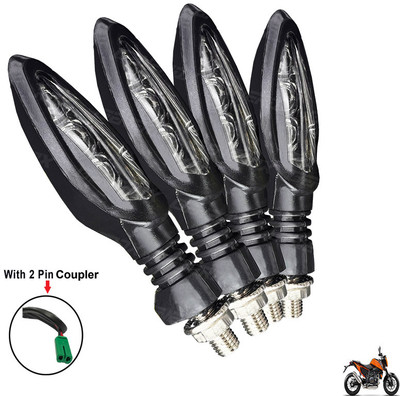 Generox Front, Rear LED Indicator Light for KTM Duke 690(Yellow)